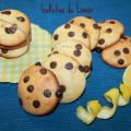GALLETAS DE LIMÓN CON GOTAS DE CHOCOLATE