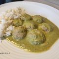 ALBÓNDIGAS CON SALSA DE CALABACIN