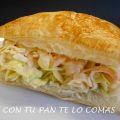HOJALDRES CON LANGOSTINOS