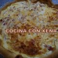 Quiche con bacon y cebolla