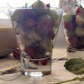 Ensalada de melón, cherrys y chorizo