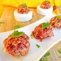 Tartar de fuet  y jamón