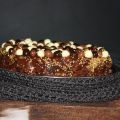 Postre: Tarta de chocolate con queso