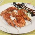 Langostinos con miel y pimentón