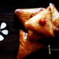 Briouats de gambas con harissa