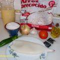 Arroz negro con Choco o Pota