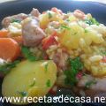 Patatas guisadas con arroz