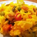 Arroz con pollo y verduras 