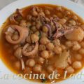 Garbanzos con Calamares