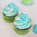 Chocolate Mint Babyshower Cupcakes