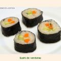 Sushi de verduras