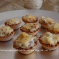 MINI TARTALETAS DE CHAMPIÑONES Y NATA
