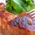 Pollo dulce y ligeramente picante.
