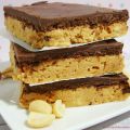 Barritas de cacahuete y chocolate