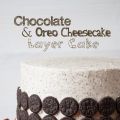 Tarta de chocolate y cheesecake de oreo