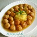 ALBONDIGAS DE SALMÓN A LA HIERBALUISA