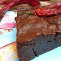Pastel de chile con chocolate.