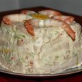 Pastel salado de pan de molde