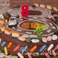 PASTEL CIRCUITO DE COCHES