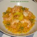 FIDEUA CON LANGOSTINOS AL AJILLO