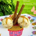 Helado de turrón duro