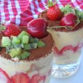 Tiramisu fresa-cereza / Tiramisu fraise-cerises