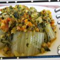 Acelgas con sofrito de verduras