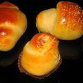 Pancitos rellenos, volcanes