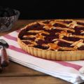 Pie de moras y nectarinas