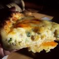 QUICHE DE VERDURAS, LACÓN Y JAMÓN