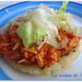 TOSTADAS DE TINGA DE POLLO (México)