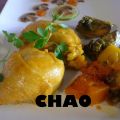 Pollo a la cazuela estilo Chao.