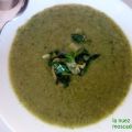 Crema (fría) de lechuga y cebolla tierna