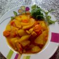 PATATAS  GUISADAS CON CALAMARES