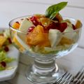 ENSALADA DE CAQUI PERSIMON CON MOZZARELLA