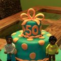 Tarta 50 cumpleaños