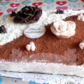 Tarta en dos colores de chocolate con crema de[...]