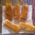 Rollitos de pasta brick rellenos de patata y[...]
