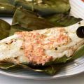 Huachinango con salsa de pimientos asados