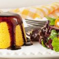 Cómo hacer  Flan salado de zanahoria y salmón