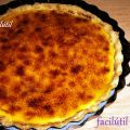 Tarta de yema tostada