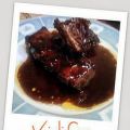 COSTILLAS CON SALSA DE BARBACOA