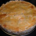 empadão de pollo y queso de cabra