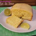 Bizcocho de yogur y lima en panificadora