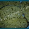 Berenjenas con queso al microondas