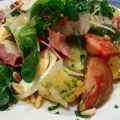 Ensalada de patata y cabeza de jabalí