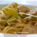 FIDEOS CHINOS CON VERDURAS Y POLLO