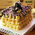 Turrón and Choux cake