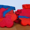 Galletas de mantequilla de colores