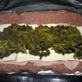 ROLLO DE CARNE PICADA CON ESPINACAS